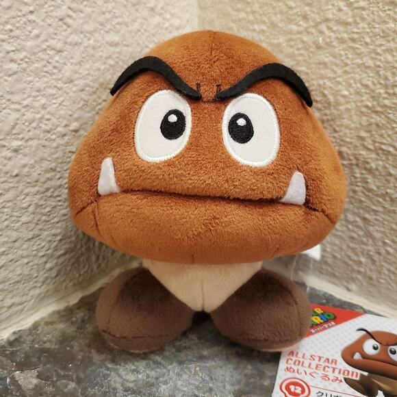 Plush - Goomba 6-inch (NEW) - Super Mario - Nintendo - Picture 1 of 7